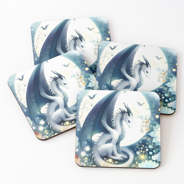 Item preview, Moonlit Garden and Whimsical Dragon designed and sold by KNAA.