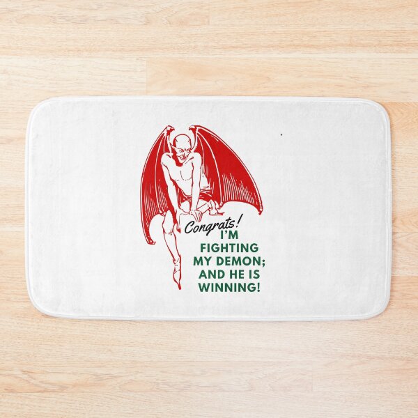 Item preview, Battling My Demons: A Devil's Congratulatory Struggle designed and sold by the-x-designs.