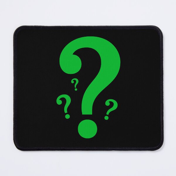 Item preview, Green Question Mark designed and sold by RetroArtCulture.