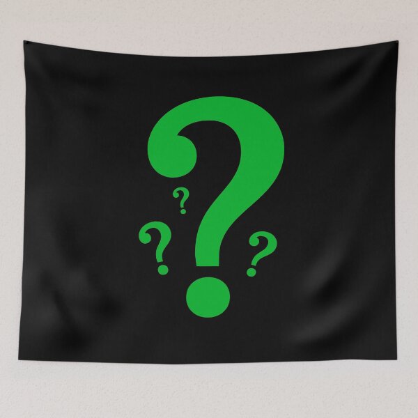 Item preview, Green Question Mark designed and sold by RetroArtCulture.