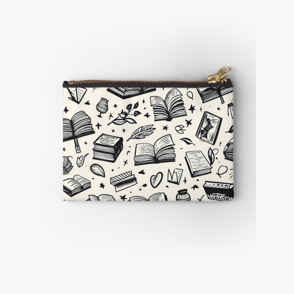 Item preview, Book Aesthetic, Abstract Doodle Books Pattern designed and sold by Desfix.