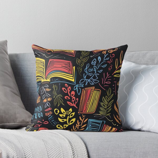 Item preview, Book Aesthetic, Abstract Doodle Books Pattern designed and sold by Desfix.