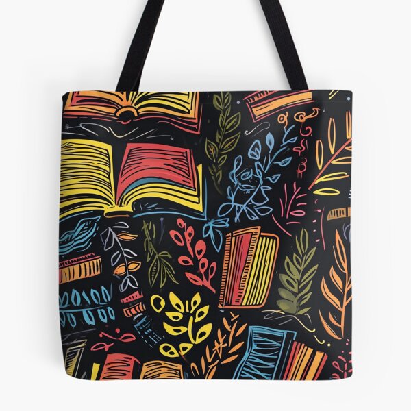 Item preview, Book Aesthetic, Abstract Doodle Books Pattern designed and sold by Desfix.