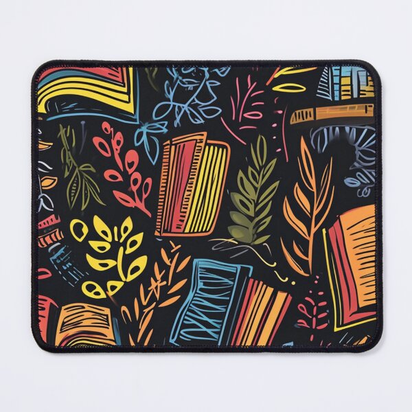 Item preview, Book Aesthetic, Abstract Doodle Books Pattern designed and sold by Desfix.