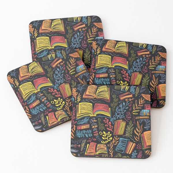 Item preview, Book Aesthetic, Abstract Doodle Books Pattern designed and sold by Desfix.