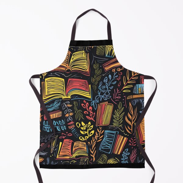 Item preview, Book Aesthetic, Abstract Doodle Books Pattern designed and sold by Desfix.