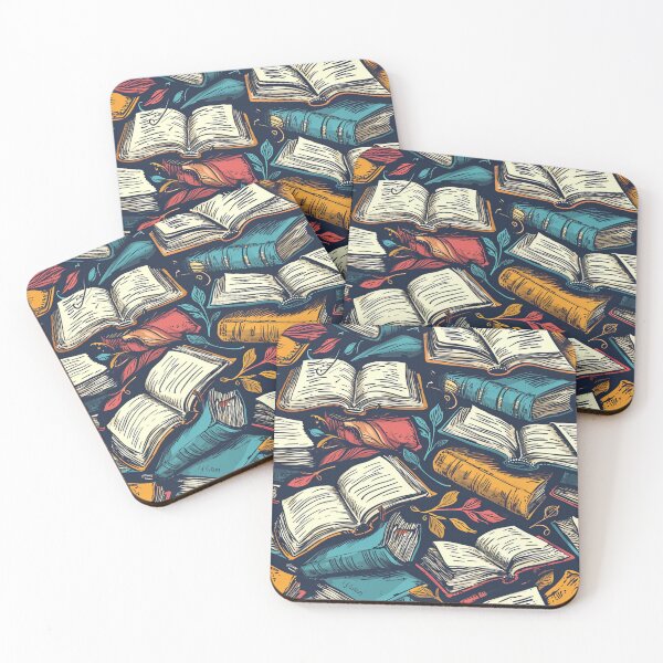 Item preview, Book Aesthetic, Abstract Doodle Books Pattern designed and sold by Desfix.