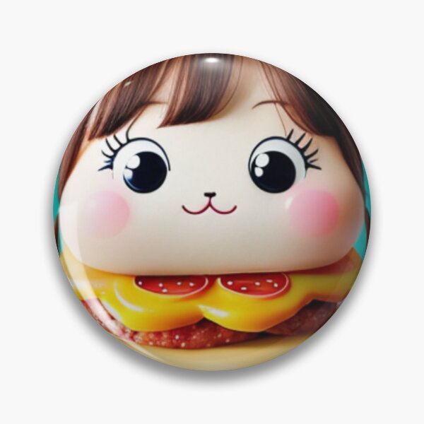 Artikelvorschau, Kawaii-Cheeseburger entworfen und verkauft von SaratranArt.