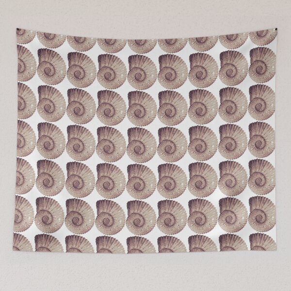 Item preview, Ammonite fossil pixel art designed and sold by PaleoInvert.