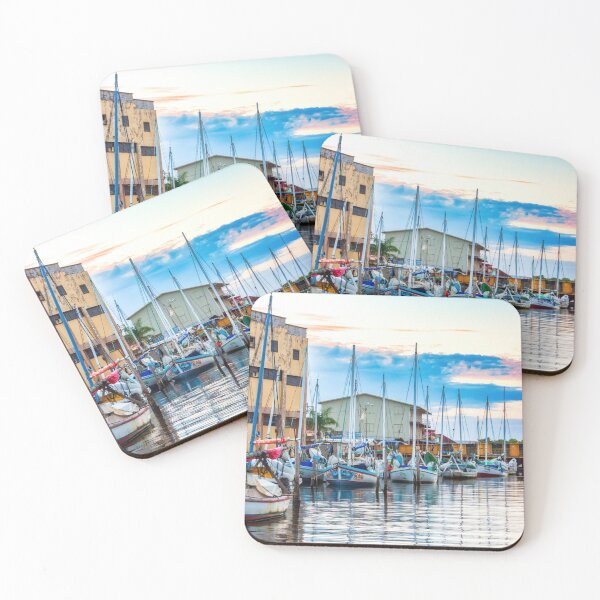 Item preview, Entering Belize City by water at dusk designed and sold by Travelways.
