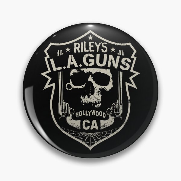 Item preview, Riley's L.A.GUNS Official Logo T-Shirt Off White Skull by TheKellyNickels designed and sold by TheKellyNickels.