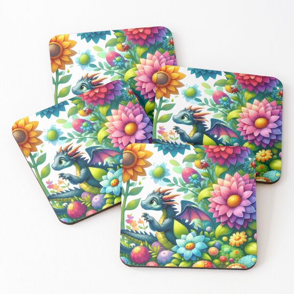 Item preview, Dragon's Vibrant Garden Adventure designed and sold by KNAA.