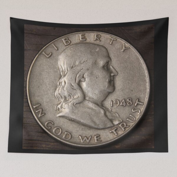 Item preview, 1948 D Franklin Half Dollar 90%     Silver designed and sold by coinsxcrochet.