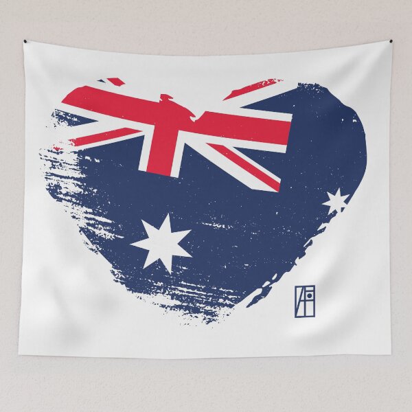 Item preview, I love my country. I love Australian. I am a patriot. In my heart, there is always the flag of Australian designed and sold by ArtProjectShop.