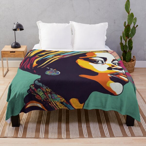Item preview, Ogechi Pop Art Portrait designed and sold by Yzakreativ.
