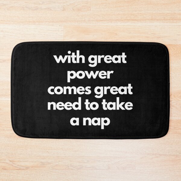 Item preview, With Great Power Comes Great Need To Take A Nap designed and sold by myshop102.