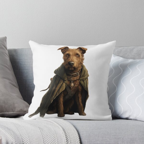Item preview, Medieval Irish Terrier in her cape designed and sold by liana campbell.