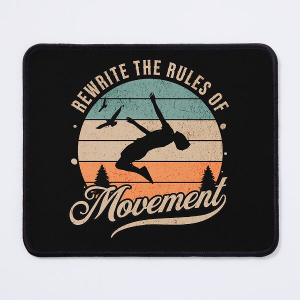 Item preview, Rewrite The Rules Of Movement vintage style for men, kids Boys traceur freerunning designed and sold by HosvPrint .s.