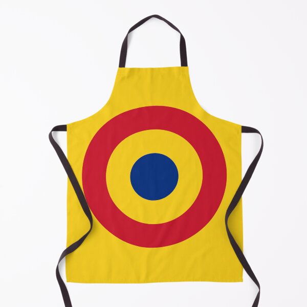 Item preview, Romania România Retro red gold and blue mod roundel designed and sold by ModSupporters.