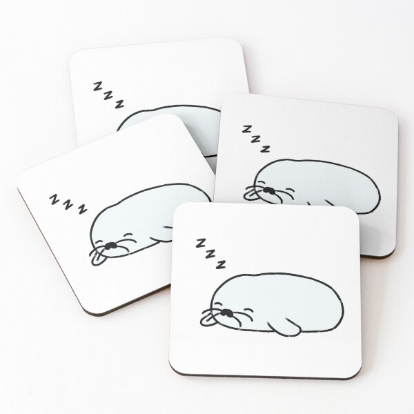 Item preview, Sleepy seal designed and sold by OrangesAndFun.