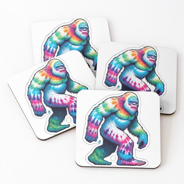 Item preview, Tie-Dyed Walking Bigfoot designed and sold by BrinaandPops.