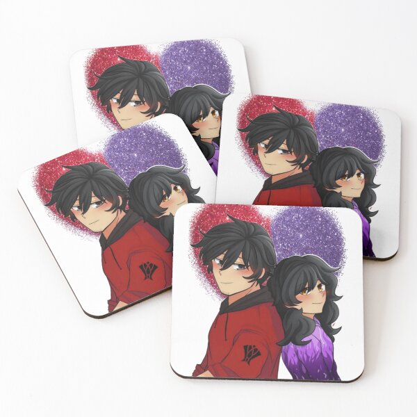 Item preview, Aaron & Aphmau :Heartfelt Harmony designed and sold by PrintopiaHaven.