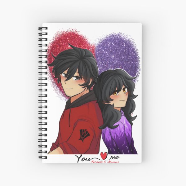 Aperçu de l'œuvre Aaron & Aphmau : Harmonie sincère créée et vendue par PrintopiaHaven.