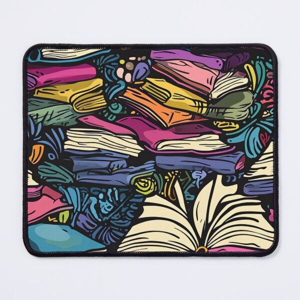 Item preview, Book Aesthetic, Abstract Doodle Books Pattern designed and sold by Desfix.