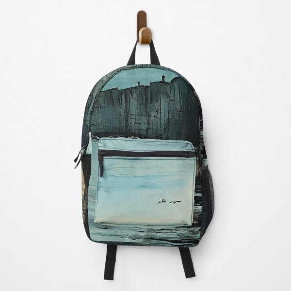 Item preview, Cliff colorful travel vintage graphic designed and sold by wonderfulpark.