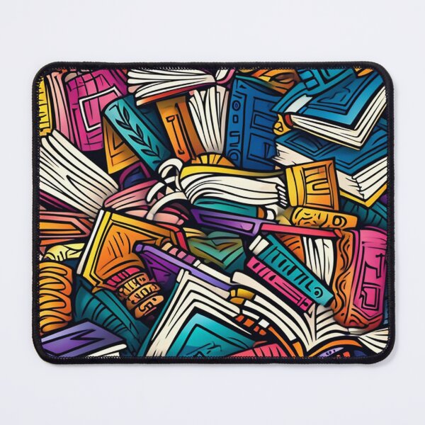 Item preview, Book Aesthetic, Abstract Doodle Books Pattern designed and sold by Desfix.