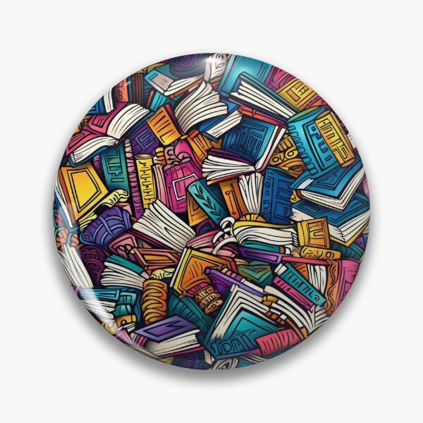 Item preview, Book Aesthetic, Abstract Doodle Books Pattern designed and sold by Desfix.