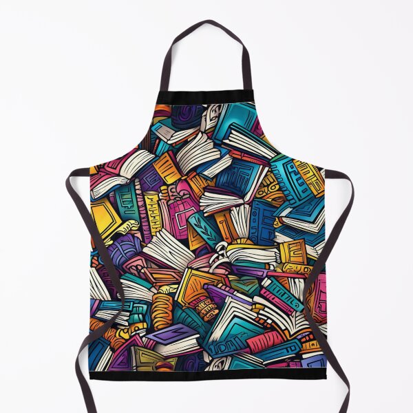 Item preview, Book Aesthetic, Abstract Doodle Books Pattern designed and sold by Desfix.