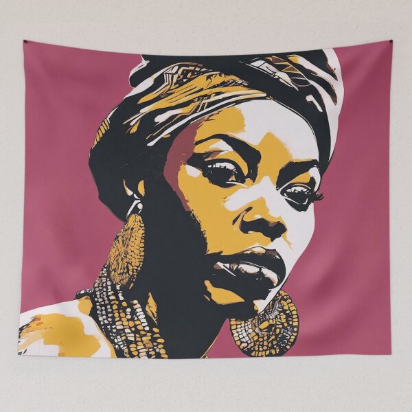Item preview, Kaya Pop Art Portrait designed and sold by Yzakreativ.