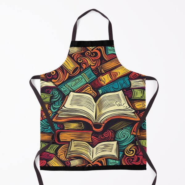 Item preview, Book Aesthetic, Abstract Doodle Books Pattern designed and sold by Desfix.