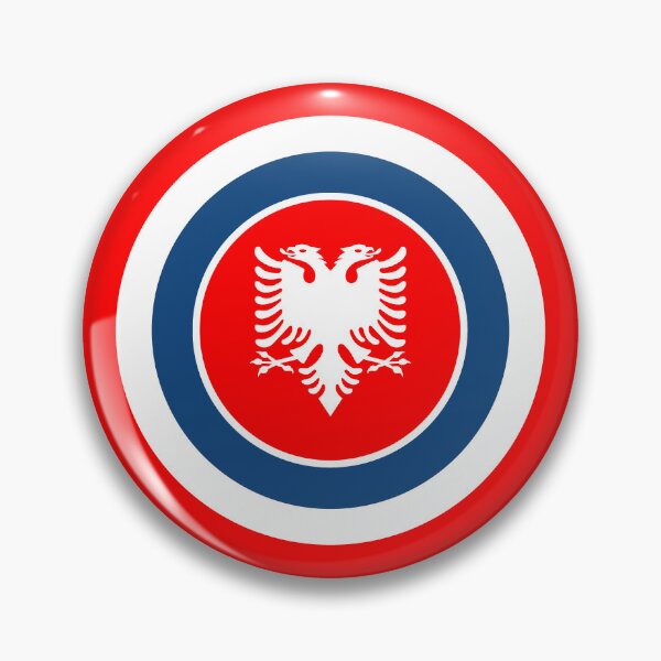 Item preview, Serbia Double Eagle Retro red and blue Orlovi mod roundel designed and sold by ModSupporters.