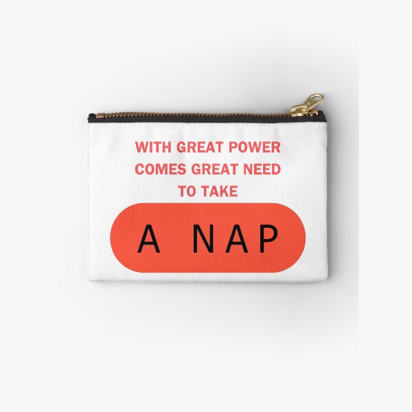 Item preview, With Great Power Comes Great Need To Take A Nap designed and sold by myshop102.