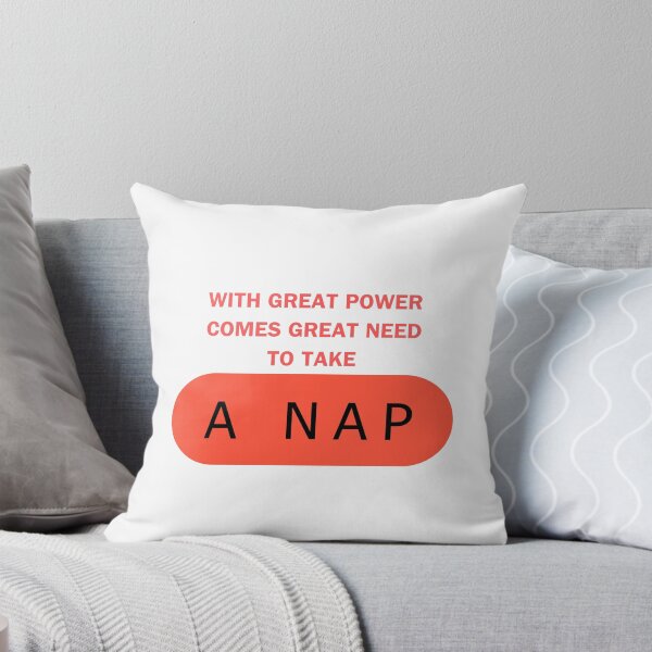Item preview, With Great Power Comes Great Need To Take A Nap designed and sold by myshop102.