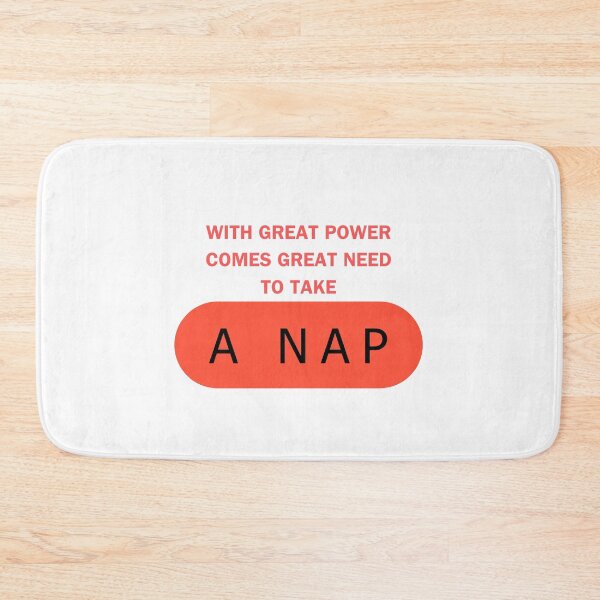 Item preview, With Great Power Comes Great Need To Take A Nap designed and sold by myshop102.