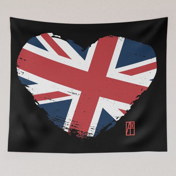 Item preview, I love my country. I love Great Britain. I am a patriot. In my heart, there is always the flag of the United Kingdom. designed and sold by ArtProjectShop.