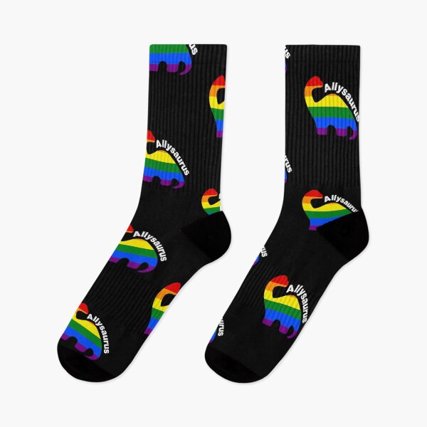 Item preview, Allysaurus - LGBTQ ally dinosaur (Gay pride) designed and sold by CottonGarb.