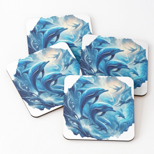 Item preview, Blue Dolphins  designed and sold by NostosArt.
