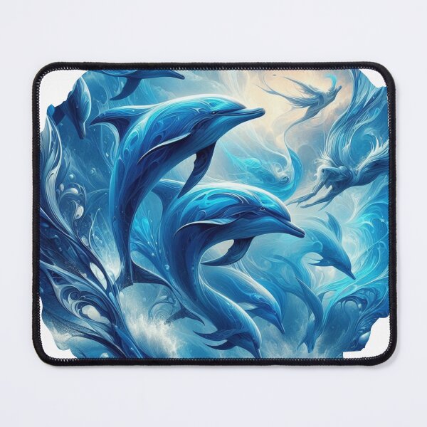 Item preview, Blue Dolphins  designed and sold by NostosArt.