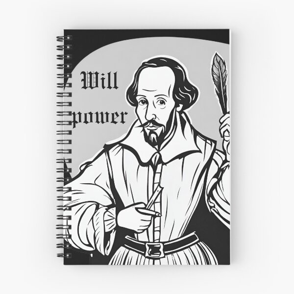 Item preview, Will Power - Funny Shakespeare, William Shakespeare, Shakespeare Pun designed and sold by abeautifulife.