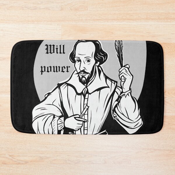 Item preview, Will Power - Funny Shakespeare, William Shakespeare, Shakespeare Pun designed and sold by abeautifulife.