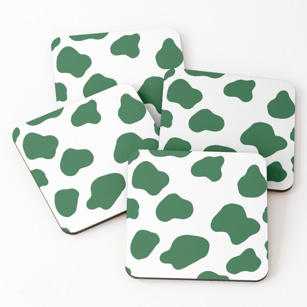 Item preview, estampado de vaca aesthetic color verde designed and sold by ArtKar.