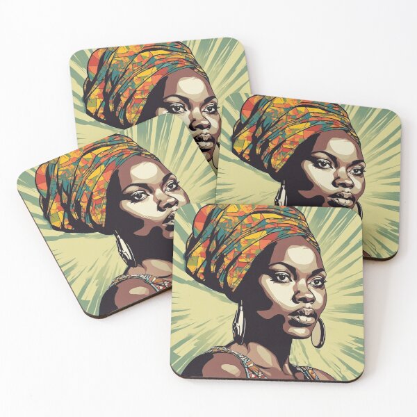 Item preview, Ayira Pop Art Portrait designed and sold by Yzakreativ.