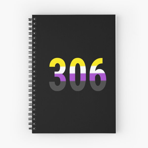 Item preview, 306 Saskatchewan Area Code Non Binary designed and sold by BackgroundPixel.