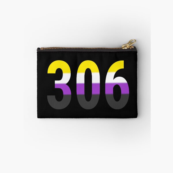 Item preview, 306 Saskatchewan Area Code Non Binary designed and sold by BackgroundPixel.