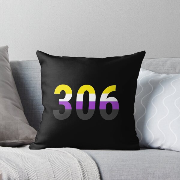 Item preview, 306 Saskatchewan Area Code Non Binary designed and sold by BackgroundPixel.