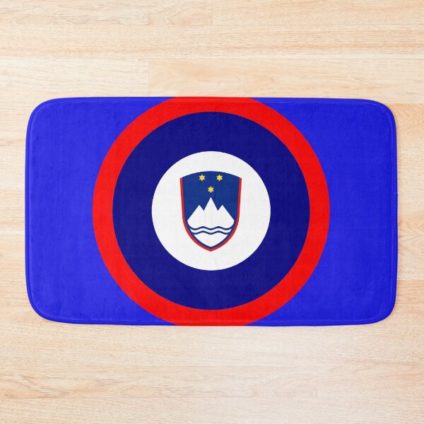 Item preview, Slovenia Slovenska Retro red white and blue mod roundel designed and sold by ModSupporters.